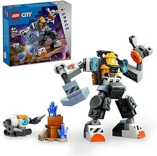 مجموعة ألعاب مكعبات البناء LEGO® City Space Construction Mech 60428؛ ألعاب للأولاد والبنات والأطفال (140 قطعة)