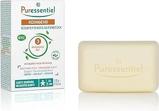 Puressentiel Purifying Extra Rich Soap Bar | | Enriched with Shea Butter | Antibacterial | 3 Essential Oils | For Dry, Sensitive and Reactive Skin Types | Anti Dryness | Hands, Face and Body | 100g