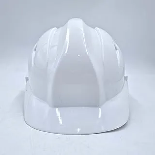 AL ARQAM Industrial Safety Helmet - Protective Construction Work Cap for Industrial & Structural Workers (White)