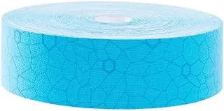 THERABAND Kinesiology Tape Roll Dispenser Box with XactStretch Application, 2-Inch x 103.3-Foot Size, Blue/Blue Print