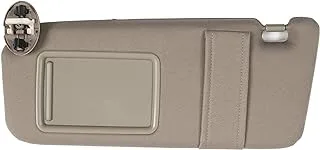 Ezzy Auto Beige Left Driver Side Sun Visor fit for Camry with Sunroof and Light 2007 2008 2009 2010 2011