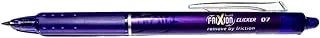 Pilot Frixion Clicker Roller Ball Pen, 0.7 mm Tip Size, Violet