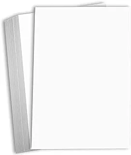 بطاقات بيضاء لتصوير النجوم من BPA®، ورق سميك A4 (8.5 × 27.9 سم) (عبوة من 50 ورقة)