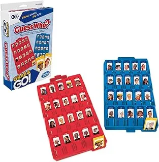 Guess Who? Grab and Go Game, Original Guessing Game for Kids Ages 6 and Up, Portable 2 Player Game, Travel Game for Kids