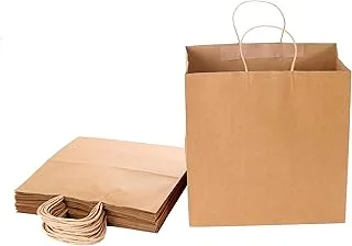 REDDOTGIFT® Pack of 20 Kraft Paper Bags,Large Gift Bags H34*33 * 18cm Shopping Bag Party Favor Bags for Birthday Mother’s Day, Baby Shower Bridal Shower Wedding Gift