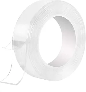 16.5FT Double Sided Tape Adhesive Nano Tape Transparent Washable Reusable Multipurpose Sticky