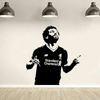 BPA® Famous football star Mohamed Salah vinyl wall sticker home decoration Liverpool football wall art decal 74x80 cm