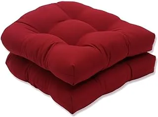 Pillow Perfect Outdoor/Indoor Pompeii Tufted Seat Cushions (Round Back), 19