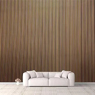 BPA® 3D Wallpaper Background Made of Wood slats Self Adhesive Bedroom Living Room Dormitory Decor Wall Mural Stick and Peel Background Wall Ceiling Wardrobe Sticker