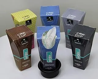 Combo 6 packs of disposable Travel Facial Tissues Boxes for Car Cup Holder