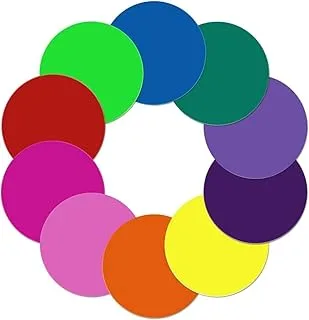 BPA® Dry Erase Circle Stickers, Colorful Circles White Board Markers For Classroom, Home Office,10Pcs