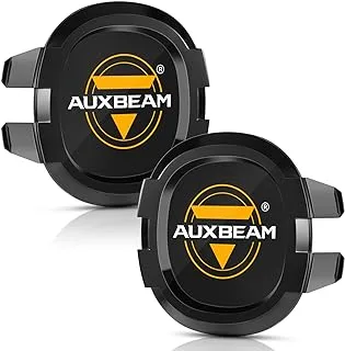 Auxbeam Black Round Offroad Light Covers, 4 Inch LED Pods Protective Covers for Off Road Driving Lights LED Fog Lights A-Pillar Bumper Light Bar Work Lights, Pair