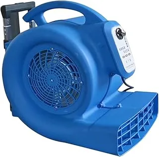 ZYTSHOP 3-Speed Mini Mighty Centrifugal Air Mover, 1000W Dryer Utility Blower Fan, Floor Fan, Carpet Fan, Stackable, Daisy Chain, for Water Damage Restoration, Janitorial, Plumbing, Home Use(BIg)