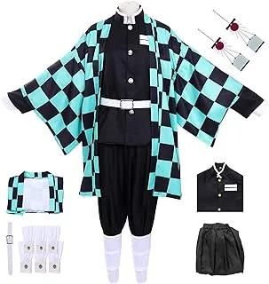 Demon Slayer Giyuu Tomioka Cosplay Anime Costume Men Giyuu Kimono Jacket Full Set for Women Halloween Cosplay Costume