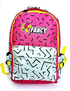 Ambar Fancy School Backpack, 18-Inch Size, Multicolor