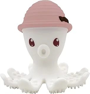 Mombella Ollie Octopus Teether - Old Rose