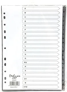 Deluxe A4 A-Z Premium Gray PVC Catalog Divider