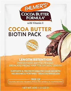 Palmers Cocoa Butter Formula Biotin Pack|Length Retention|Strengthen Brittle Fragile Breakage Prone Hair For Optomal Length 60gm