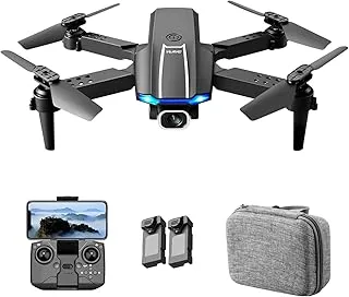 YLR/C S65 RC Drone with Camera 4K Camera RC Quadcopter with Function Trajectory Flight Gesture Control Storage Bag Package 2 Battery