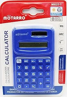 MOTARRO- Basic design calculator rechargable with solar energy -COLORSMAY VARY (2)