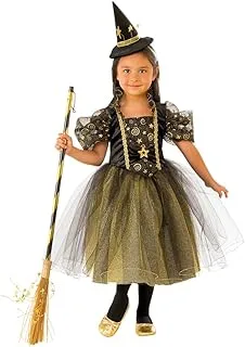 Rubie's Child's Witch Costume, Golden Web, Medium