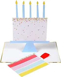 Meri Meri, Happy Birthday Greeting Card - Slice of Cake