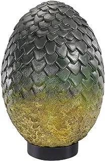 مجموعة نوبل لعبة العروش Rhaegal Egg - 11 بوصة (28 سم) بيضة تنين مرسومة يدويًا - هدايا مرخصة رسميًا من البرنامج التلفزيوني المقلدة