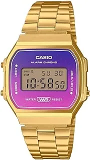 Casio Unisex Watch - A168WERG-2ADF Gold Dial, Gold Band