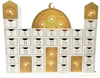 Peacock Supplies - Ramadan Wooden Countdown Calendar - Mosque