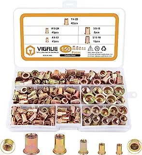 VIGRUE 150 قطعة #8-32#10-24 1/4