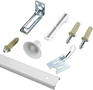 Richelieu Hardware - 14012WBC - Bi-Fold Door Hardware Kit - White Zinc Beige Finish