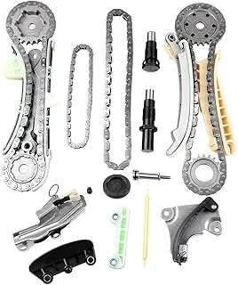 SCITOO TK4090 Timing Chain Kit Chain Tensioner Sprocket Chain Guide Rail fits for 97-09 for Ford Explorer for Mazda B4000 for Mercury Mountaineer