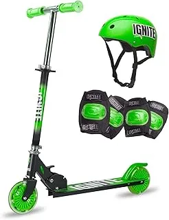 Ignite Flow Scooter 2-Wheeled Combo Pack Green