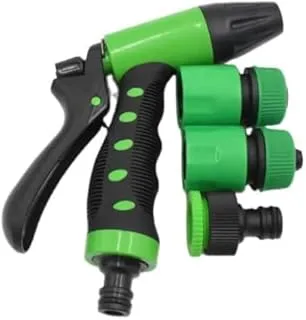 ECVV Garden Hose Spray Nozzle Adjustable Spray Nozzle Adjustable high pressure water spray nozzle hose garden plastic watering gun for garden