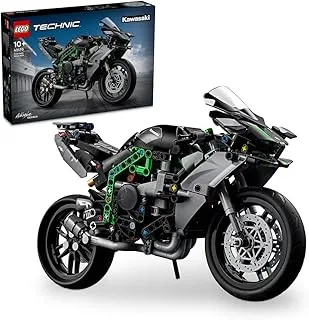 LEGO® Technic™ مجموعة سيارات لعبة Kawasaki Ninja H2R Motorcycle 42170 لبنات البناء؛ ألعاب للأولاد والبنات والأطفال (643 قطعة)