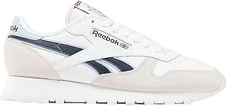 Reebok CLASSIC LEATHER, Unisex Shoes, FTWWHT/PURGRY/PALBLU,34 EU