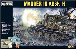 بولت أكشن ماردر III Ausf. H Tank 1:56 مجموعة نماذج بلاستيكية لألعاب الحرب العسكرية من الحرب العالمية الثانية