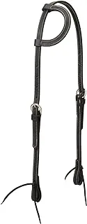 Weaver Leather Black Latigo Leather Headstall