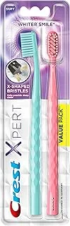 Crest Expert Manual Toothbrush, with X-Shaped Bristles, Soft, Value Pack, 2 Toothbrushes - white