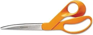 Fiskars Bent Scissors, Orange