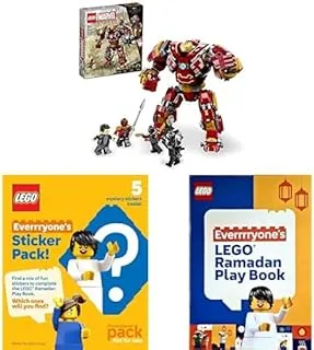 LEGO 76247 Marvel The Hulkbuster: The Battle of Wakanda Action Figure With LEGO Book & LEGO Surprise Stickers!