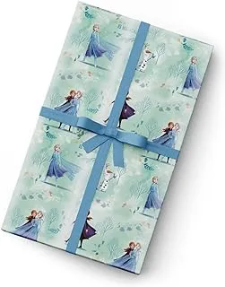 Party Centre Disney Frozen Glossy Gift Wrapping Paper with Cut Lines (76cm x 200cm)