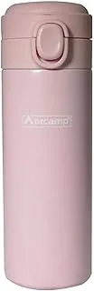 كوب Orcamp Thermos، وردي، 420 مل، معدات تخييم خارجية سهلة الاستخدام للكابينة والمركبات الترفيهية والمطبخ والصيد وحقائب الظهر