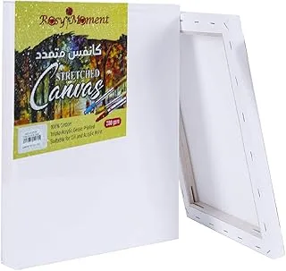 Square Blank Canvas 15Cm X 20 Cm White - 100% Cotton Artist Canvas Boards For Painting, Acrylic Pouring, Oil, Water Color Paint Dry & Wet Art Media