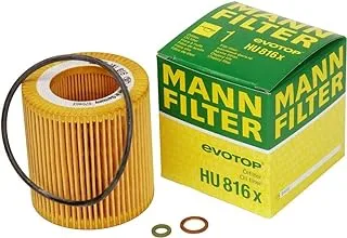 Mann-Filter HU 816 X Metal-Free Oil Filter (Pack of 3)