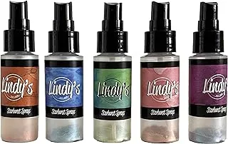 Lindy's Stamp Gang Starburst Sprays 2oz 5/Pkg-Victorian Bouquet