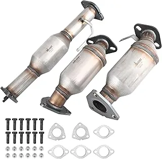 Nilight Catalytic Converter Full Set for Chevy Traverse 2009-2017/GMC Acadia 2007-2017/Saturn Outlook 2007-2010/Buick Enclave 2008 2009 2010 2011 2012 2013 2014 2015 2016 2017 (EPA Standard)