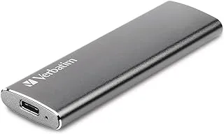 Verbatim Vx500 SSD - 120 GB - Space grey - 29 g - External SSD - USB 3.0 SSD - Lightweight SSD External - for Windows & Mac OS X - Portable Drive - USB-C - High-speed Flash-drive