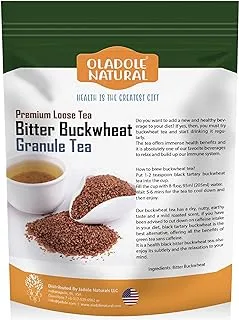 Oladole Natural Black Tartary Bitter Buckwheat Herbal Tea - 200g | Superfood Whole Grains | With Antioxidants, Fiber & Minerals | Supports Heart Health, Digestion & Provides Energy | Non- GMO