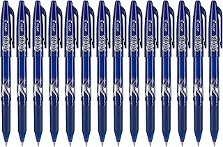 PILOT FriXion Ball Erasable & Refillable Gel Ink Stick Pens, Fine Point, Blue Ink, 14-Pack